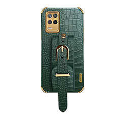 Funda Lujo Cuero Carcasa XD5 para Realme 8s 5G Verde