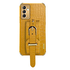 Funda Lujo Cuero Carcasa XD5 para Samsung Galaxy A15 4G Amarillo