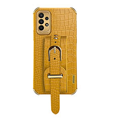 Funda Lujo Cuero Carcasa XD5 para Samsung Galaxy A23 5G Amarillo