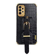 Funda Lujo Cuero Carcasa XD5 para Samsung Galaxy A23 5G Negro