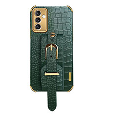 Funda Lujo Cuero Carcasa XD5 para Samsung Galaxy A24 4G Verde