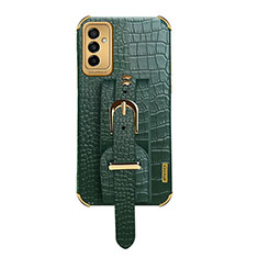 Funda Lujo Cuero Carcasa XD5 para Samsung Galaxy F23 5G Verde