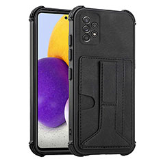 Funda Lujo Cuero Carcasa Y01B para Samsung Galaxy A52 5G Negro