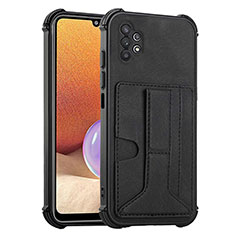 Funda Lujo Cuero Carcasa Y01B para Samsung Galaxy M32 5G Negro