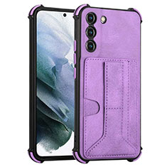 Funda Lujo Cuero Carcasa Y01B para Samsung Galaxy S23 5G Morado