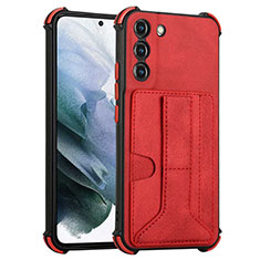 Funda Lujo Cuero Carcasa Y01B para Samsung Galaxy S23 Plus 5G Rojo