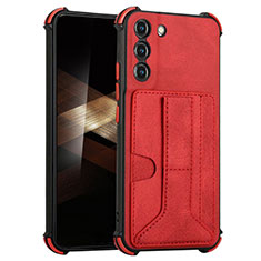 Funda Lujo Cuero Carcasa Y01B para Samsung Galaxy S24 5G Rojo