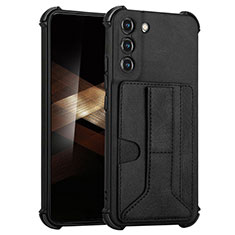 Funda Lujo Cuero Carcasa Y01B para Samsung Galaxy S25 Plus 5G Negro