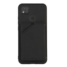 Funda Lujo Cuero Carcasa Y01B para Xiaomi POCO C31 Negro