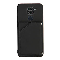 Funda Lujo Cuero Carcasa Y01B para Xiaomi Redmi 10X 4G Negro