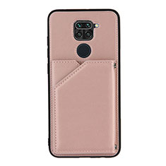 Funda Lujo Cuero Carcasa Y01B para Xiaomi Redmi 10X 4G Oro Rosa