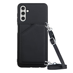 Funda Lujo Cuero Carcasa Y02B para Samsung Galaxy A13 5G Negro