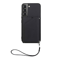 Funda Lujo Cuero Carcasa Y03B para Samsung Galaxy S21 5G Negro