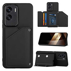 Funda Lujo Cuero Carcasa YB1 para Huawei Honor 90 Lite 5G Negro