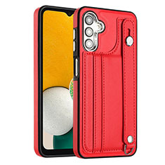 Funda Lujo Cuero Carcasa YB1 para Samsung Galaxy A04s Rojo