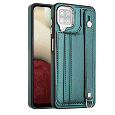 Funda Lujo Cuero Carcasa YB1 para Samsung Galaxy A12 5G Verde