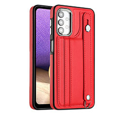 Funda Lujo Cuero Carcasa YB1 para Samsung Galaxy A13 4G Rojo