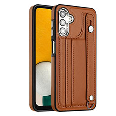 Funda Lujo Cuero Carcasa YB1 para Samsung Galaxy A13 5G Marron