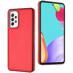 Funda Lujo Cuero Carcasa YB1 para Samsung Galaxy A32 4G Rojo