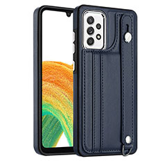 Funda Lujo Cuero Carcasa YB1 para Samsung Galaxy A33 5G Azul