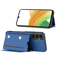 Funda Lujo Cuero Carcasa YB1 para Samsung Galaxy A34 5G Azul