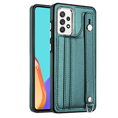 Funda Lujo Cuero Carcasa YB1 para Samsung Galaxy A52 4G Verde