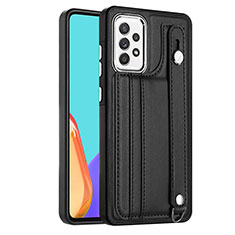 Funda Lujo Cuero Carcasa YB1 para Samsung Galaxy A52s 5G Negro