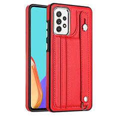 Funda Lujo Cuero Carcasa YB1 para Samsung Galaxy A53 5G Rojo