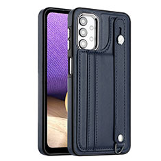 Funda Lujo Cuero Carcasa YB1 para Samsung Galaxy M32 5G Azul