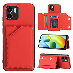 Funda Lujo Cuero Carcasa YB1 para Xiaomi Redmi A1 Rojo