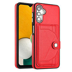 Funda Lujo Cuero Carcasa YB2 para Samsung Galaxy A13 5G Rojo