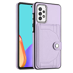 Funda Lujo Cuero Carcasa YB2 para Samsung Galaxy A32 4G Morado