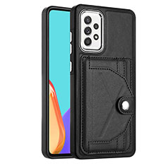 Funda Lujo Cuero Carcasa YB2 para Samsung Galaxy A52 4G Negro