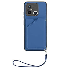 Funda Lujo Cuero Carcasa YB2 para Xiaomi Redmi 11A 4G Azul