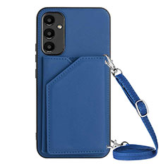 Funda Lujo Cuero Carcasa YB3 para Samsung Galaxy A14 4G Azul