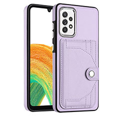 Funda Lujo Cuero Carcasa YB3 para Samsung Galaxy A33 5G Morado