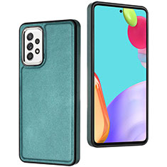 Funda Lujo Cuero Carcasa YB3 para Samsung Galaxy A52 5G Verde