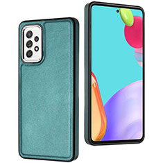 Funda Lujo Cuero Carcasa YB3 para Samsung Galaxy A53 5G Verde