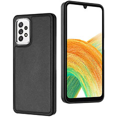 Funda Lujo Cuero Carcasa YB3 para Samsung Galaxy A73 5G Negro