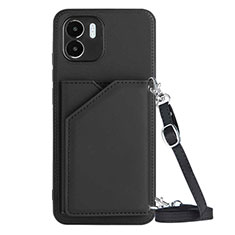 Funda Lujo Cuero Carcasa YB3 para Xiaomi Redmi A2 Plus Negro