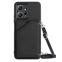 Funda Lujo Cuero Carcasa YB3 para Xiaomi Redmi Note 12 4G Negro