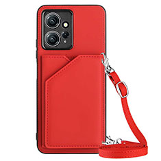 Funda Lujo Cuero Carcasa YB3 para Xiaomi Redmi Note 12 4G Rojo