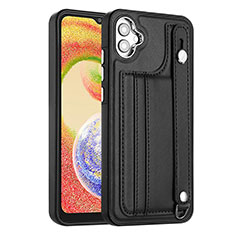 Funda Lujo Cuero Carcasa YB4 para Samsung Galaxy A04 4G Negro