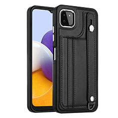 Funda Lujo Cuero Carcasa YB4 para Samsung Galaxy A22s 5G Negro