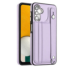 Funda Lujo Cuero Carcasa YB4 para Samsung Galaxy M44 5G Morado