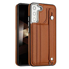 Funda Lujo Cuero Carcasa YB4 para Samsung Galaxy S24 Plus 5G Marron