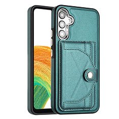 Funda Lujo Cuero Carcasa YB5 para Samsung Galaxy A54 5G Verde