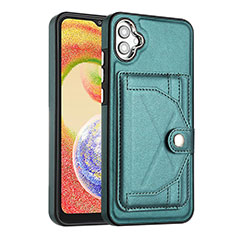 Funda Lujo Cuero Carcasa YB5 para Samsung Galaxy F04 Verde