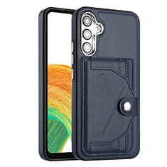 Funda Lujo Cuero Carcasa YB5 para Samsung Galaxy Quantum4 5G Azul