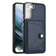 Funda Lujo Cuero Carcasa YB5 para Samsung Galaxy S22 Plus 5G Azul